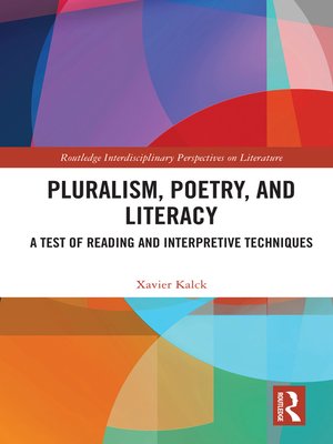 cover image of Pluralism, Poetry, and Literacy